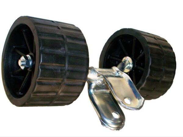 Support with 2-Side rollers 100x75 - standard roller art. 01645