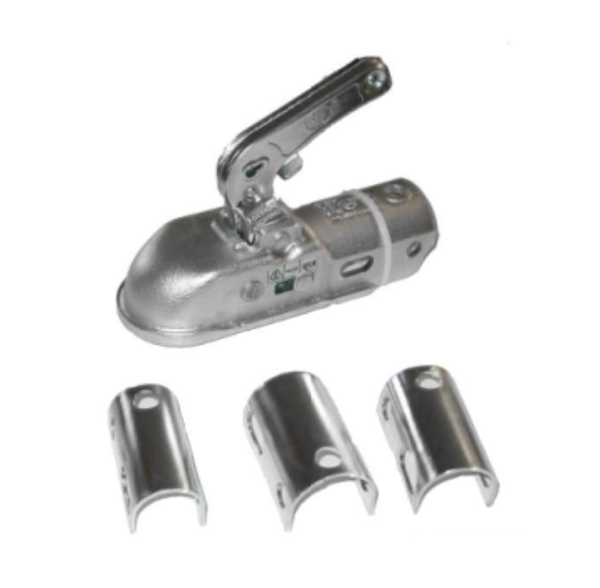 H/D Round head coupling 3000 kg for  35 - 50 mm zpl EU-TYPE APPROVED