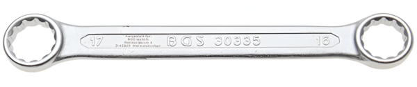 6X7 mm Double Ring Spanner extra flat