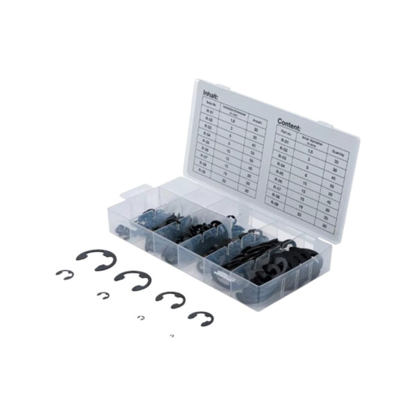 Metric E-Clip Assortment 1.5 - 22 mm 300 pcs.