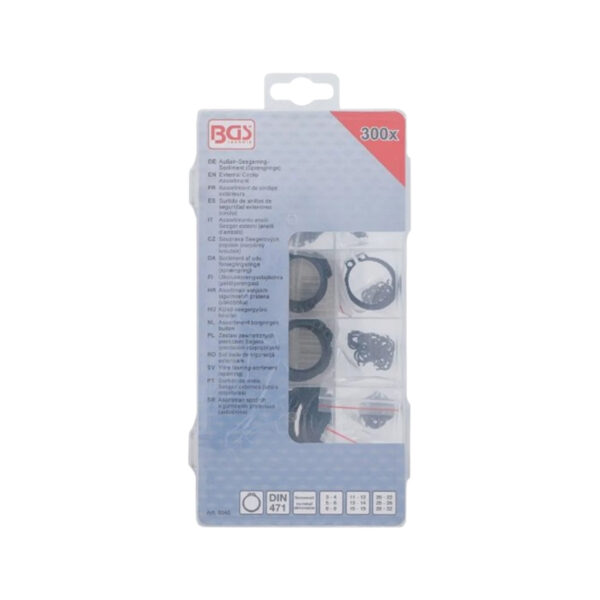 External Circlip Assortment Ø 3 - 32 mm 300 pcs. - Image 2