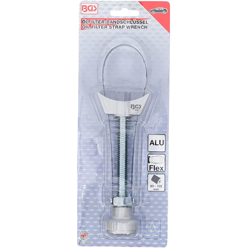 Oil Filter Strap Wrench Spring Steel Strap Aluminium Die Cast Ø 60 - 105 mm