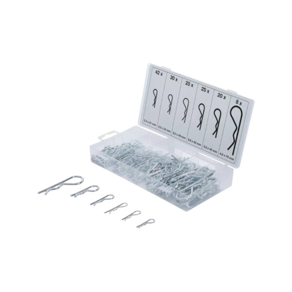 Snap Ring Assortment Ø 2.4 - 4.0 mm 150 pcs.