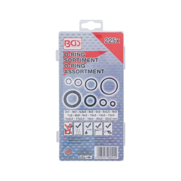 O-Ring Assortment Ø 3 - 22 mm 225 pcs. - Image 2