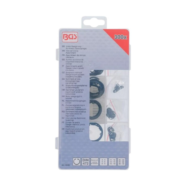 Internal Circlip Assortment Ø 3 - 32 mm 300 pcs. - Image 2