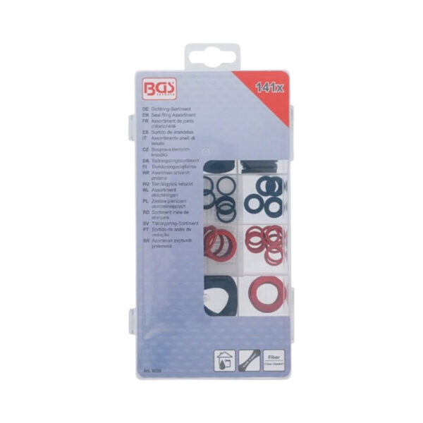 Seal Ring Assortment Rubber and Fibreglass 141 pcs. - Image 2