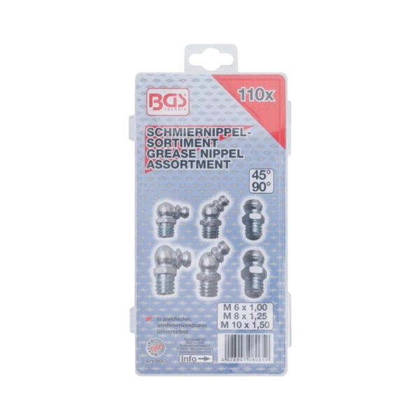 Grease Nipple Assortment 110 pcs. - Image 2