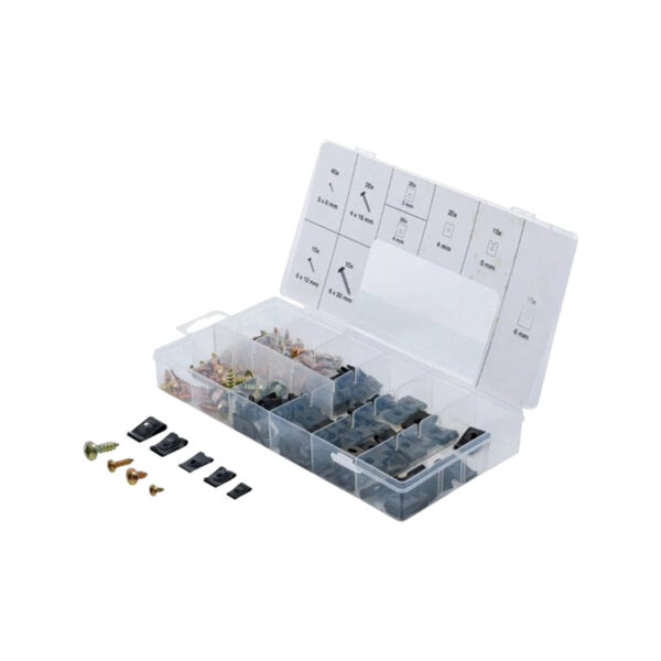 U-Type Cushion and Screw Assortment 170 pcs.
