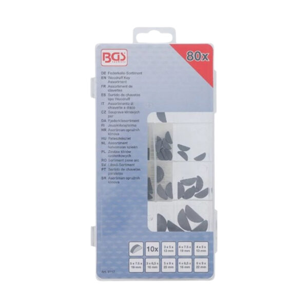 Woodruff Key Assortment 80 pcs. - Image 2
