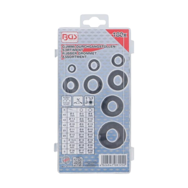 Rubber Grommet Assortment Metric 110 pcs. - Image 2