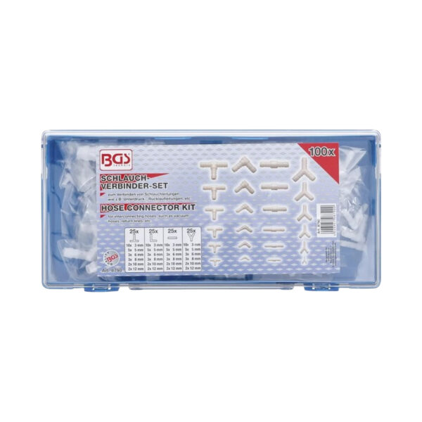 Hose Connector Assortment Fuel Resistant 100 pcs. - Image 2