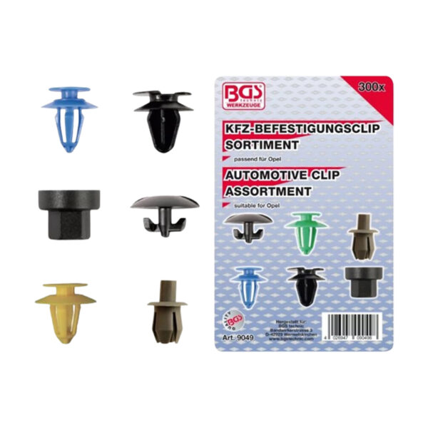 Automotive Clip Assortment for Opel / Vauxhall | 300 pcs.