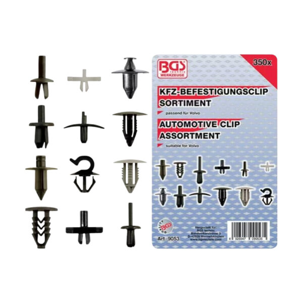 Automotive Clip Assortment for Volvo 350 pcs.