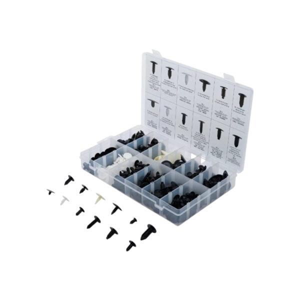 Fir Tree Clip Assortment for GM, VW, Chrysler, BMW, Nissan, Ford 340 pcs.