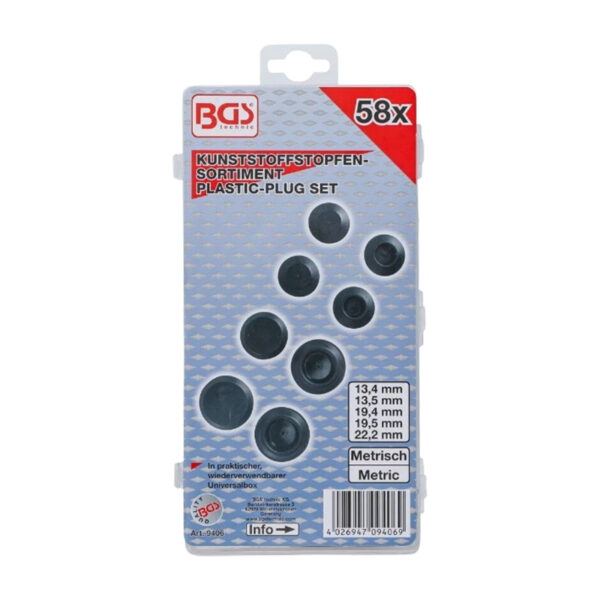 Plastic Plug Assortment 58 pcs. - Image 2