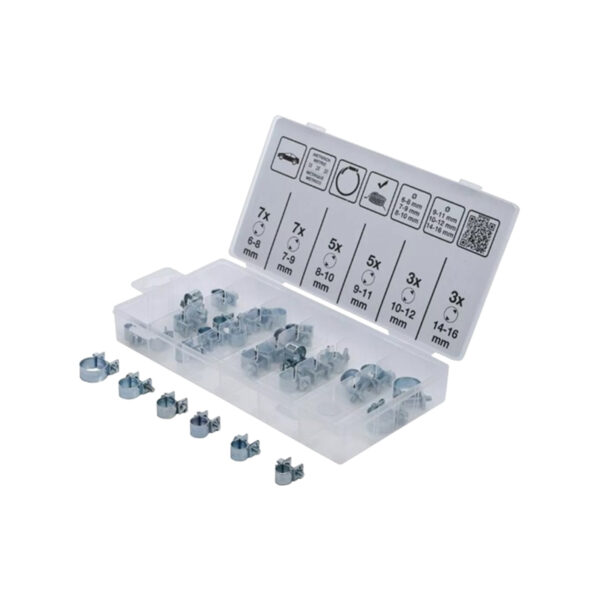 Hose Clamp Assortment Ø 6 - 16 mm 30 pcs.