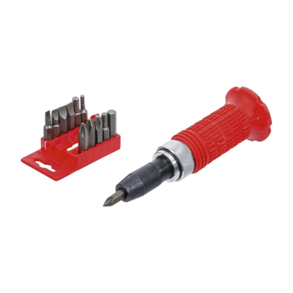 BGS Manual Impact Wrench Set incl. Bits | internal Hexagon 12.5 mm (1/2") Drive