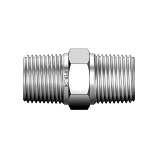 Nipple in nickel-plated brass 3/4 x 3/4 BSP
