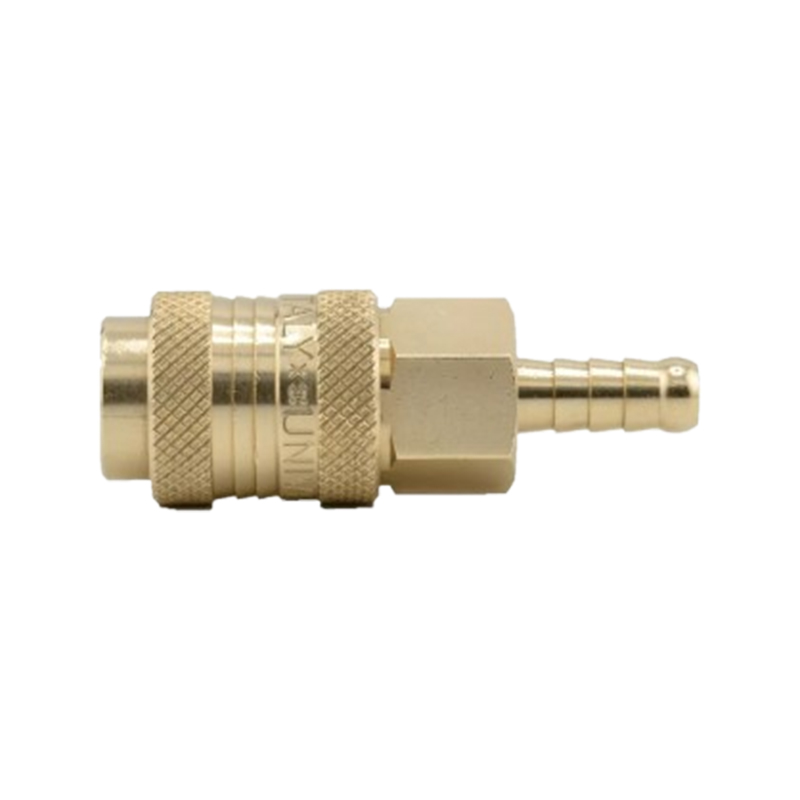 Brass universal quick coupling for rubber hose 8 MM