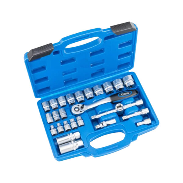 Socket Set 26 pcs 3/8" 6-point 6-24 mm