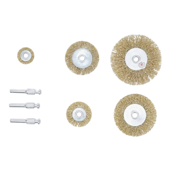 Steel Wire brush Set Ø 25 - 75 mm 8 pcs.