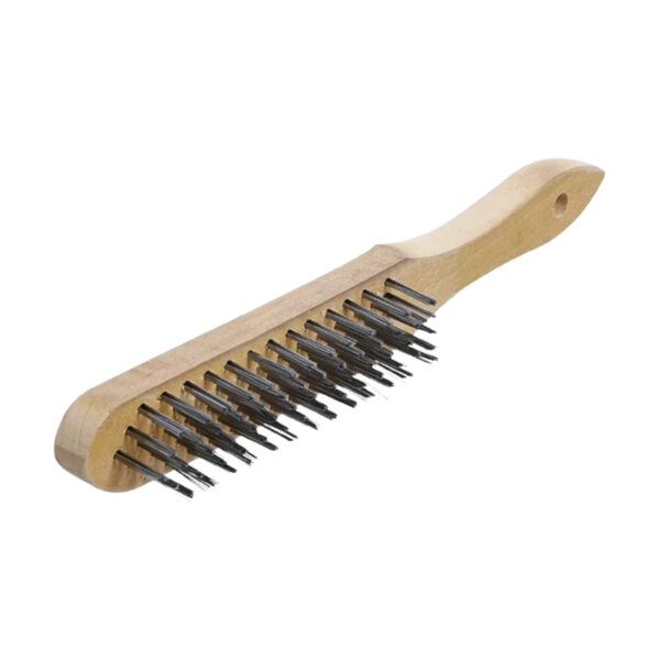 Handheld Brush steel wire 4-rows / 300 mm