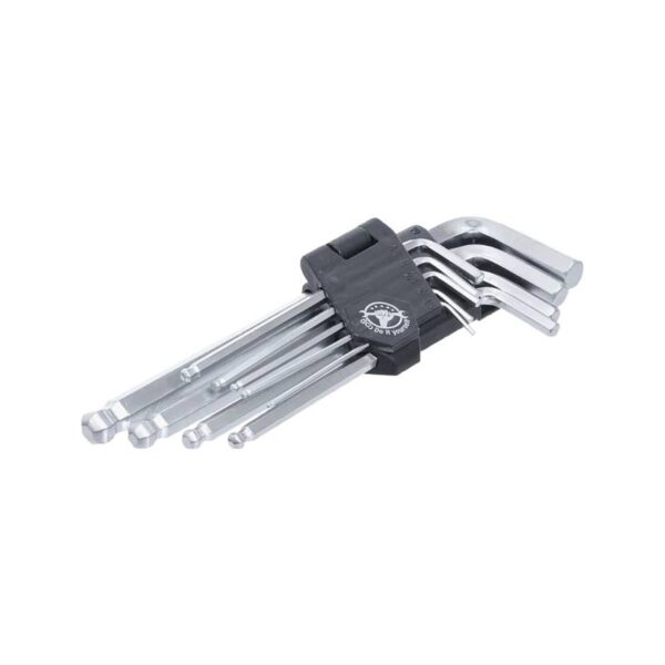 Short Internal Hexagon with Ball Head 1.5 - 10 mm 9 pcs.