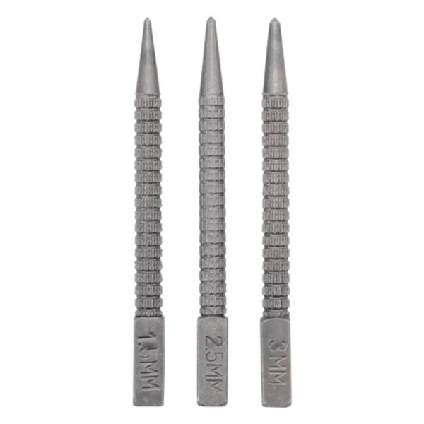 Centre Punch Set 3 pcs 1.5 - 2.5 - 3 mm
