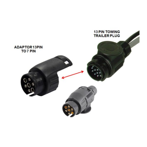 Trailer Adaptor from 13 to 7 pin plug - Image 2