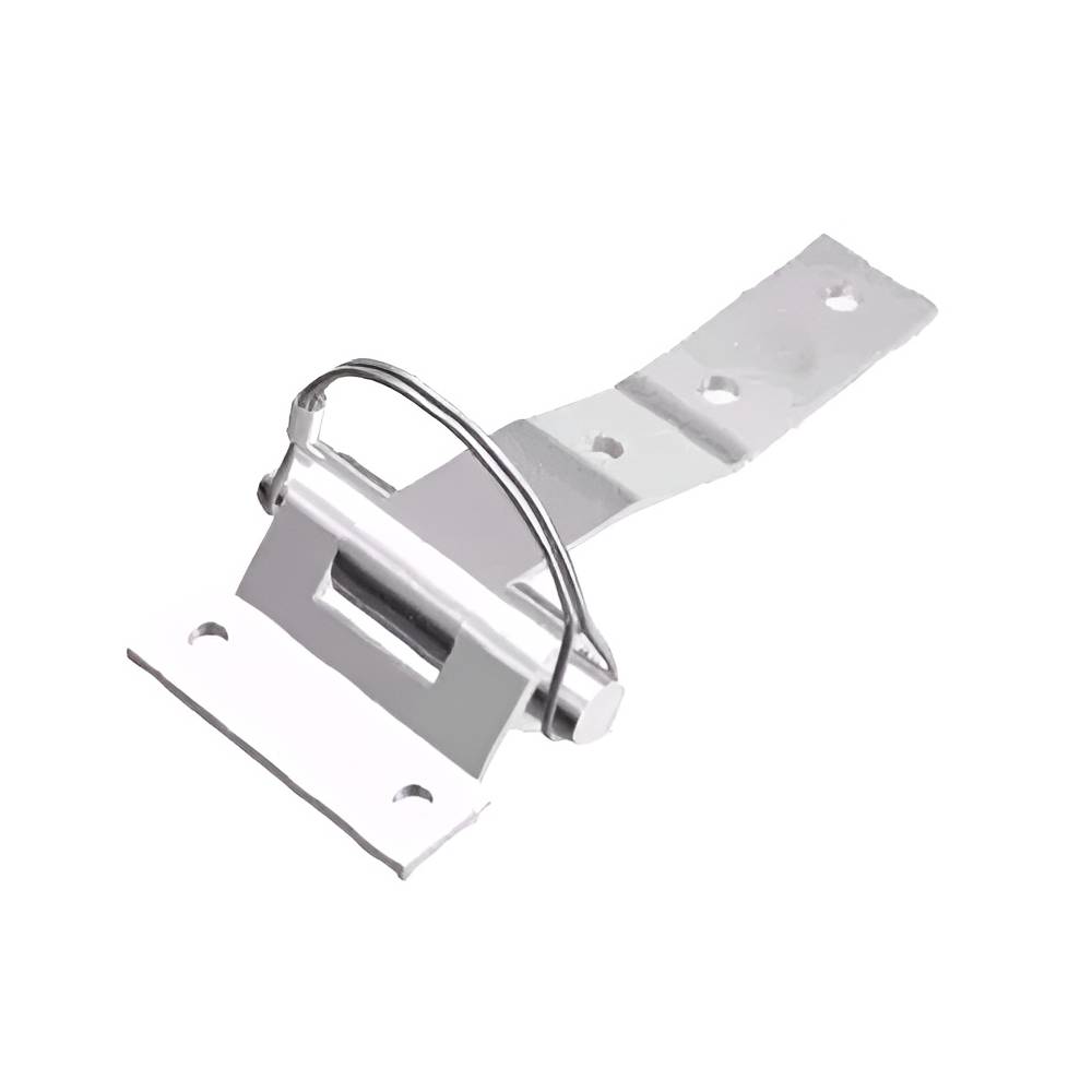 Long bent T opening iron hinge zpl 140X71 mm