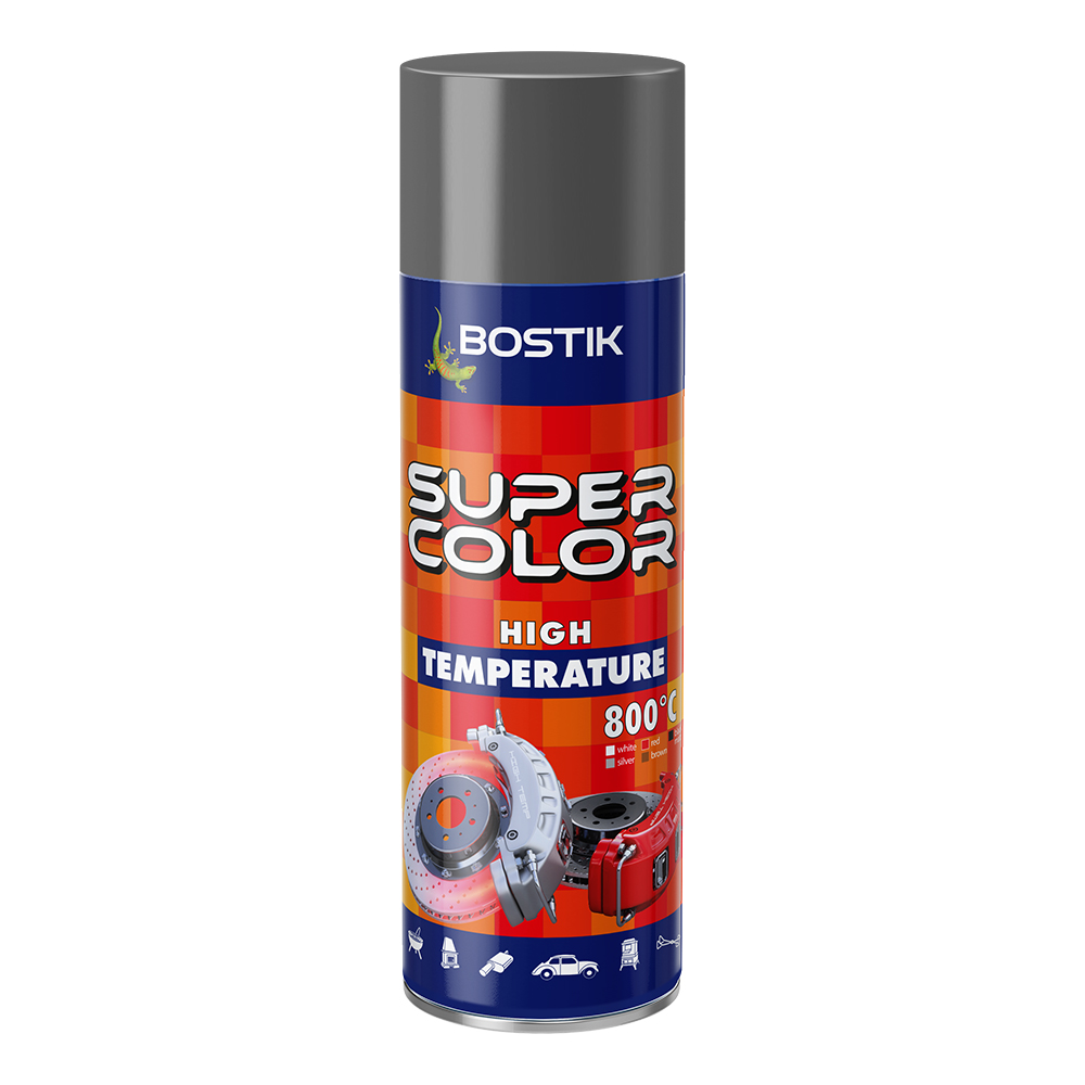 ANTHRACITE HIGH HEAT RESISTANT 800°C BOSTIK SPRAY PAINT 400ml