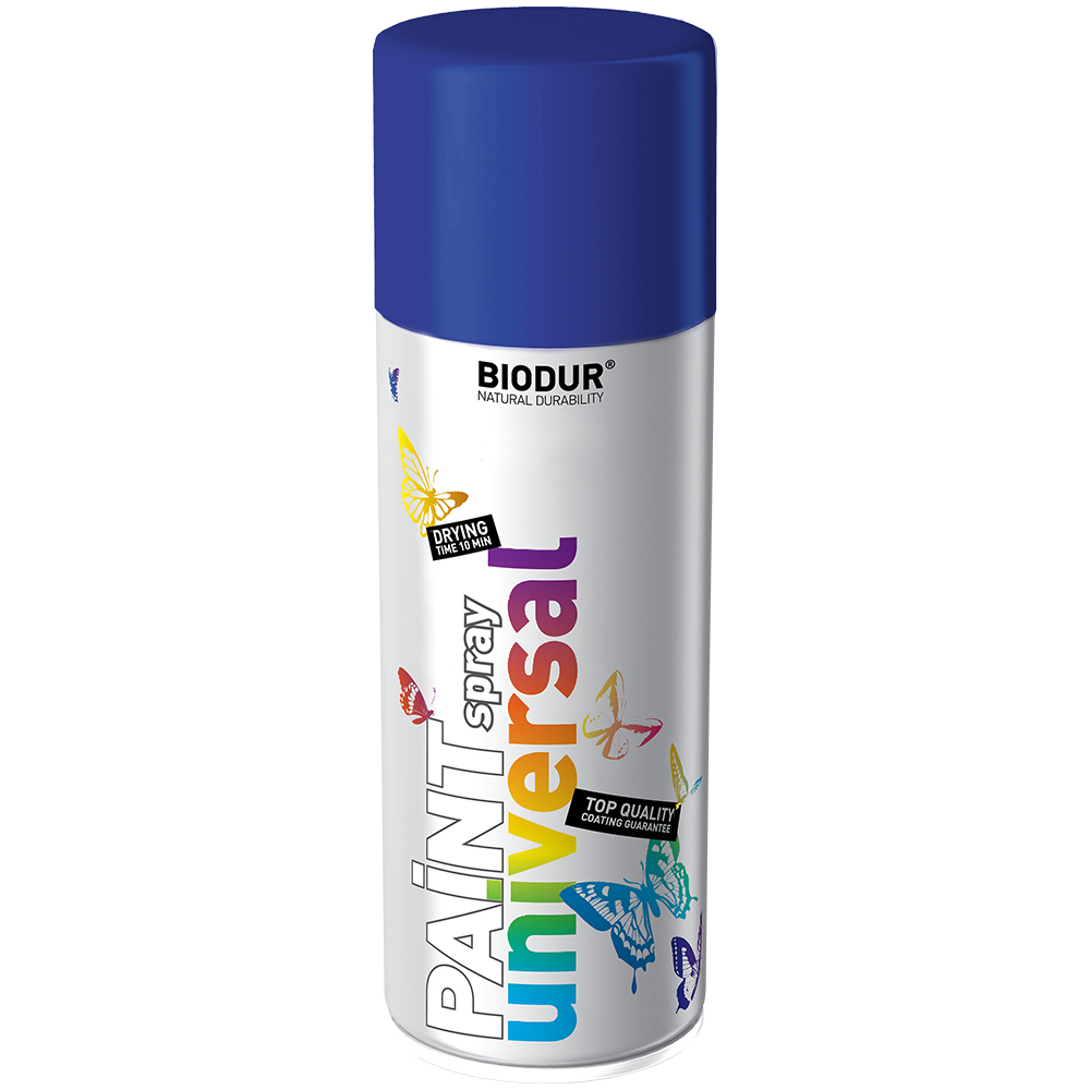BLUE BIODUR SPRAY PAINT 400ml RAL 5002