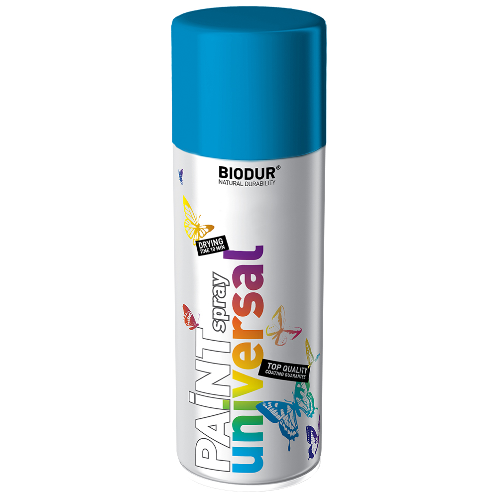 BLUE LIGHT BIODUR SPRAY PAINT 400ml RAL 5015