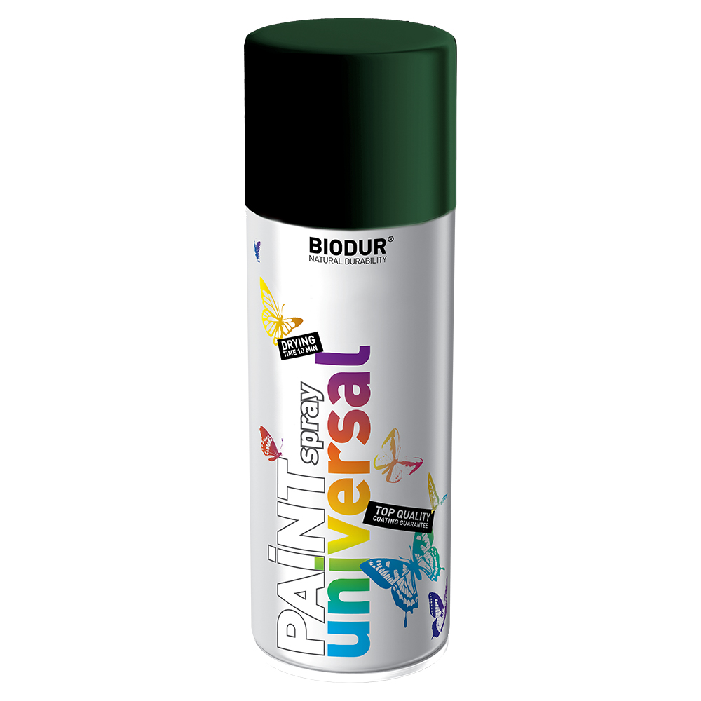 GREEN DARK  BIODUR SPRAY PAINT 400ml RAL 6005
