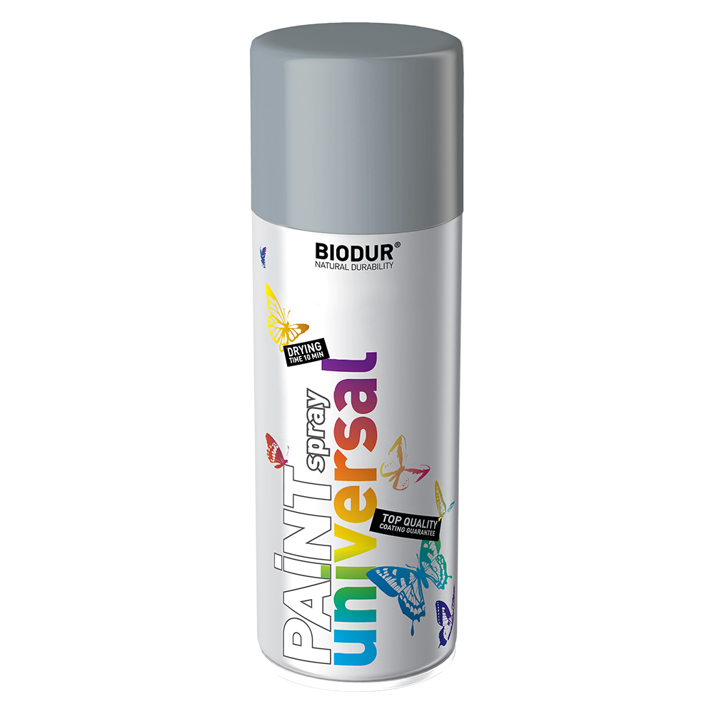 GREY BIODUR SPRAY PAINT 400ml RAL 7046