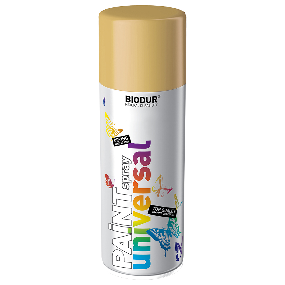 IVORY BEIGE BIODUR SPRAY PAINT 400ml RAL 1015