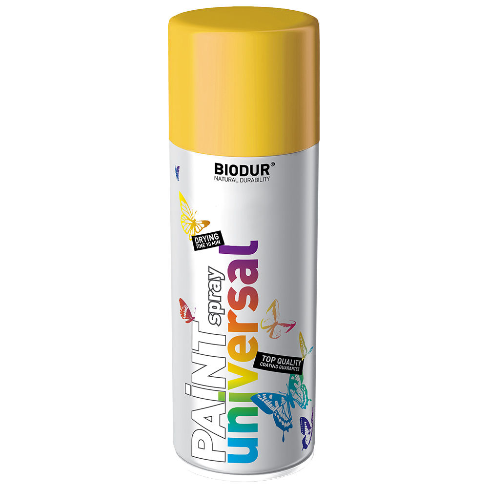 YELLOW SPRAY PAINT 400ml RAL 1023