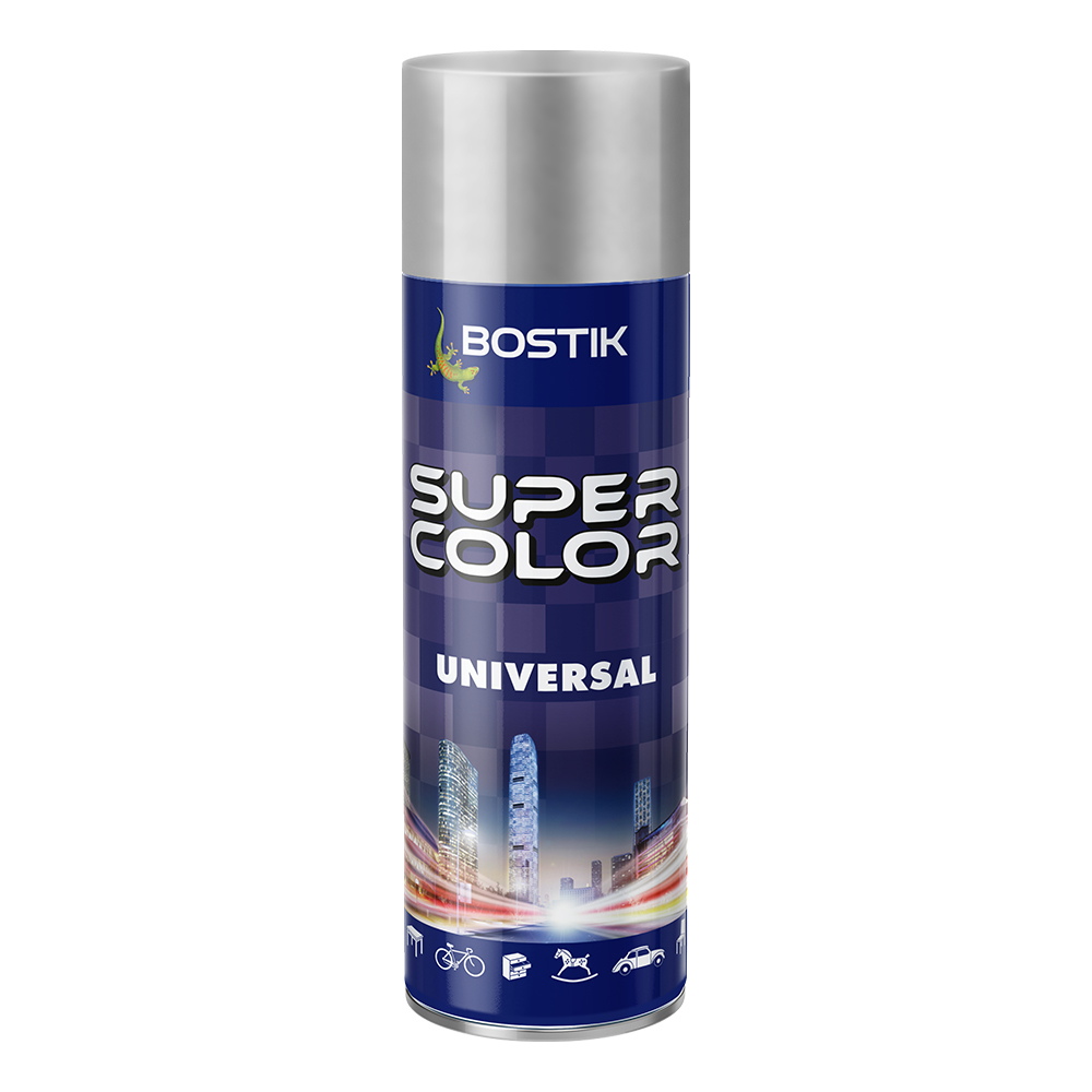 ALUMINIUM BOSTIK SPRAY PAINT 400ml RAL 9006