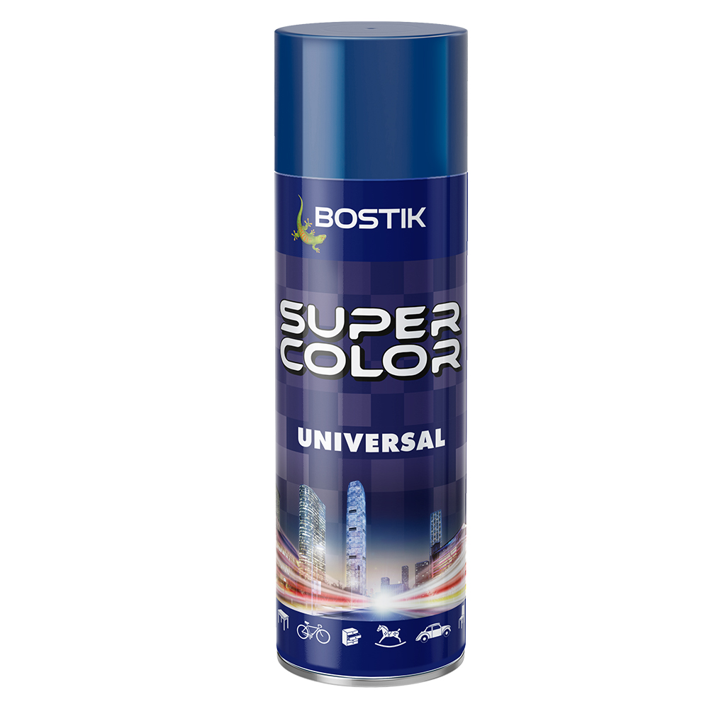 BLUE ULTRANARINE BOSTIK SPRAY PAINT 400ml RAL 5002