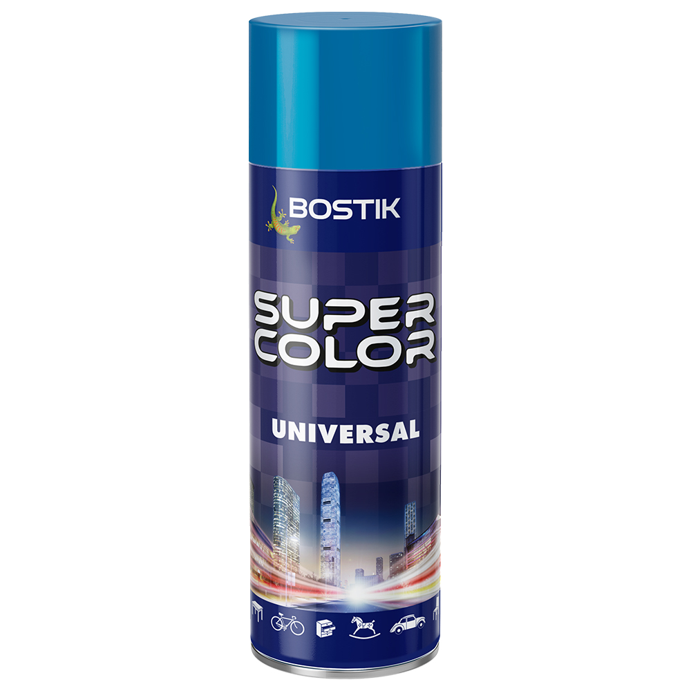BLUE LIGHT BOSTIK SPRAY PAINT 400ml RAL 5012
