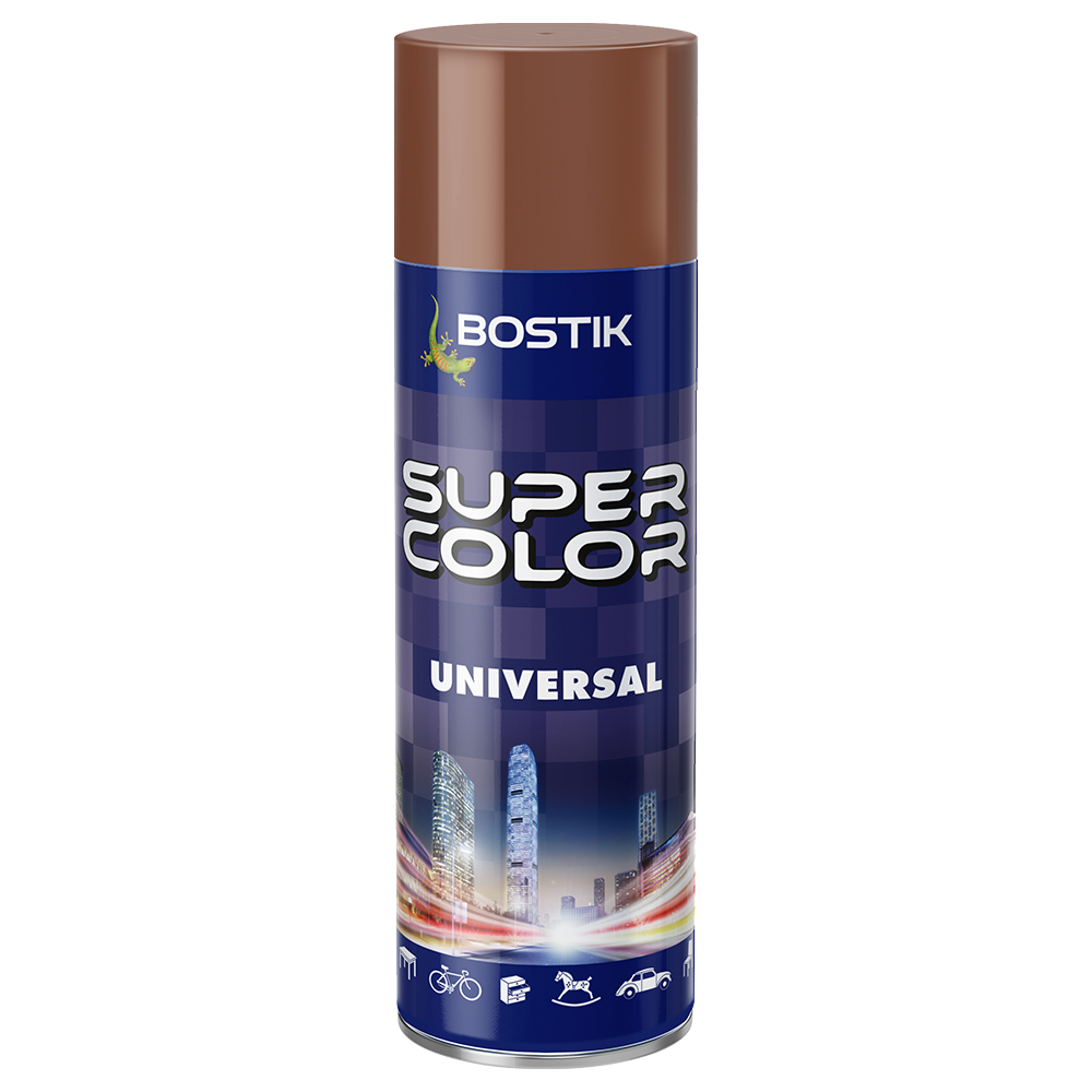 BROWN CLAY BOSTIK SPRAY PAINT 400ml RAL 8003