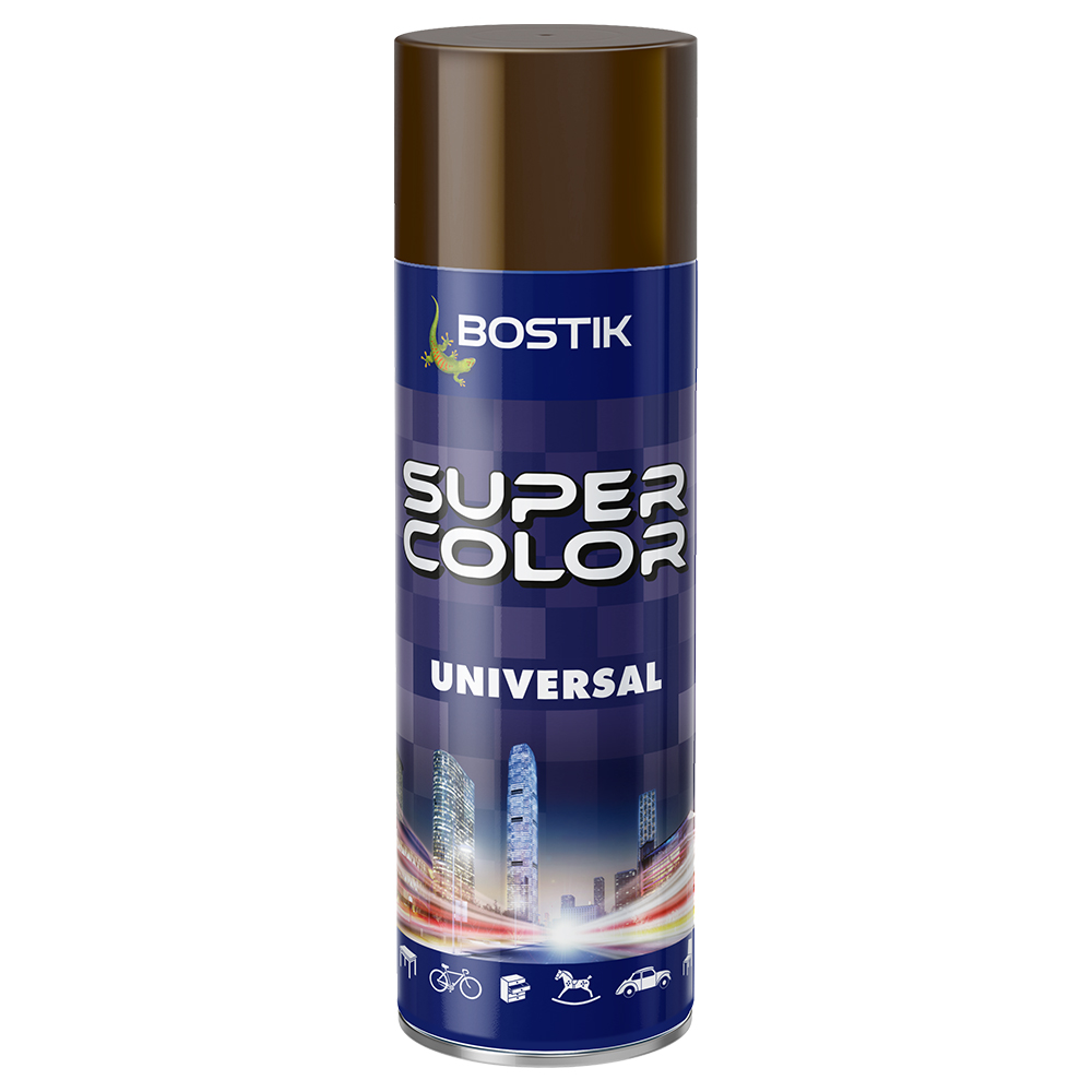 BROWN NUT BOSTIK SPRAY PAINT 400ml RAL 8011