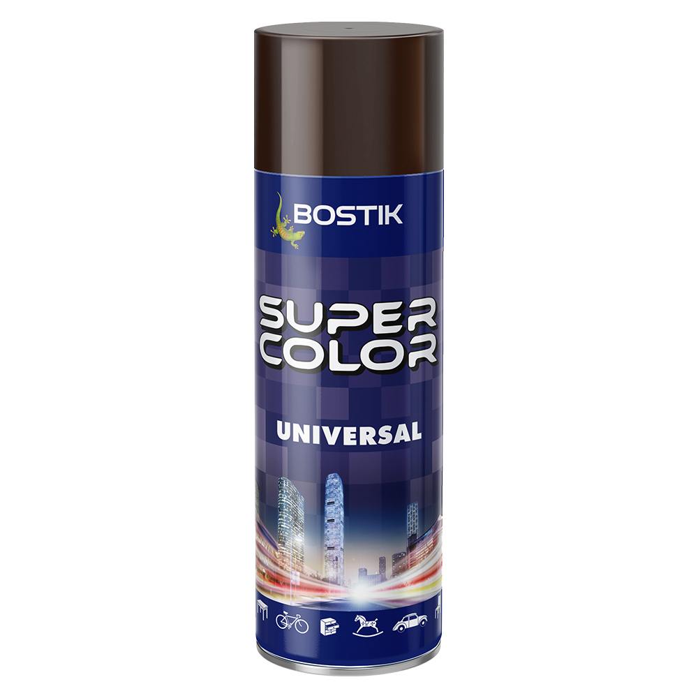 BROWN CHOCCOLATE BOSTIK SPRAY PAINT 400ml RAL 8017