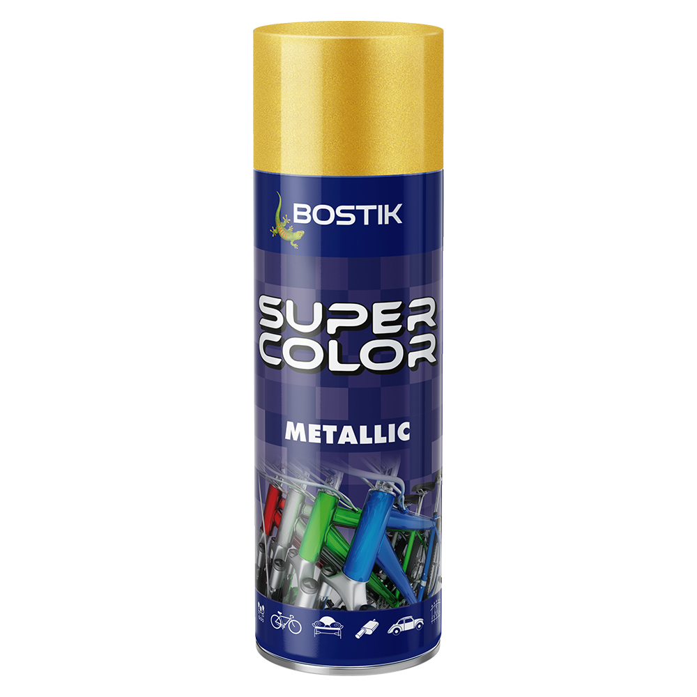 GOLD YELLOW BOSTIK SPRAY PAINT 400ml