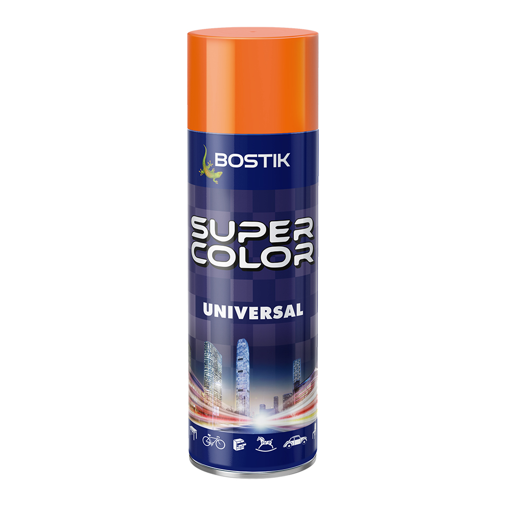 ORANGE PURE BOSTIK SPRAY PAINT 400ml RAL 2004