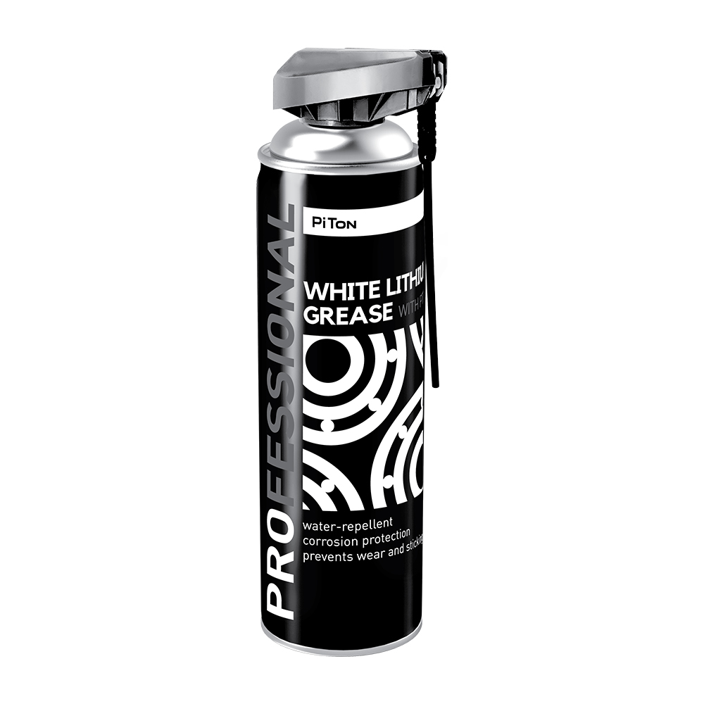 PITON WHITE LITHIUM GREASE SPRAY professional 500ml /PTFE